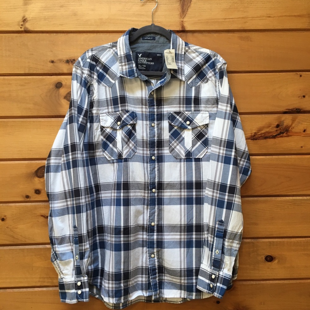 Men’s American Eagle Plaid Shirt